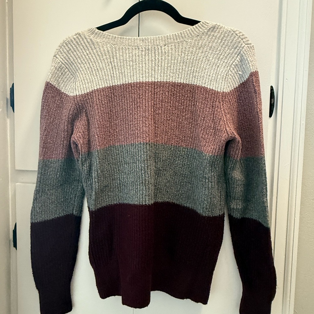 Christopher & Banks Women's Multicolored Sweater Size Small Long Sleeve - Picture 2 of 10